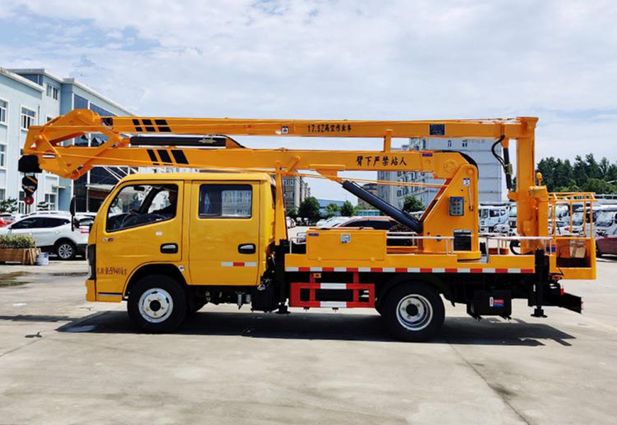 國(guó)六東風(fēng)凱普特雙排座14米16米高空作業(yè)車(chē)圖片